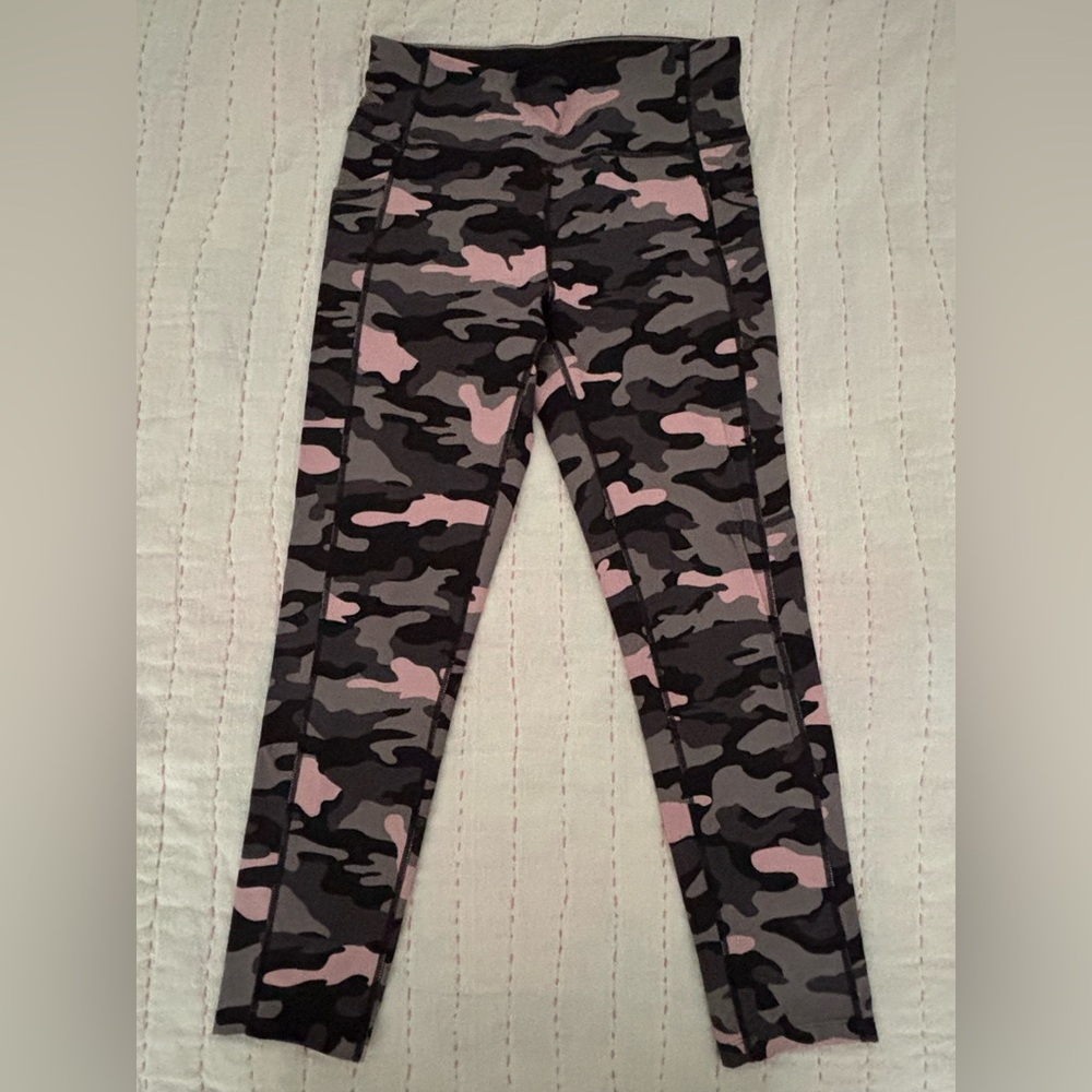 Calvin Klein Pink and Black Camouflage Leggings. Brand new, never worn.